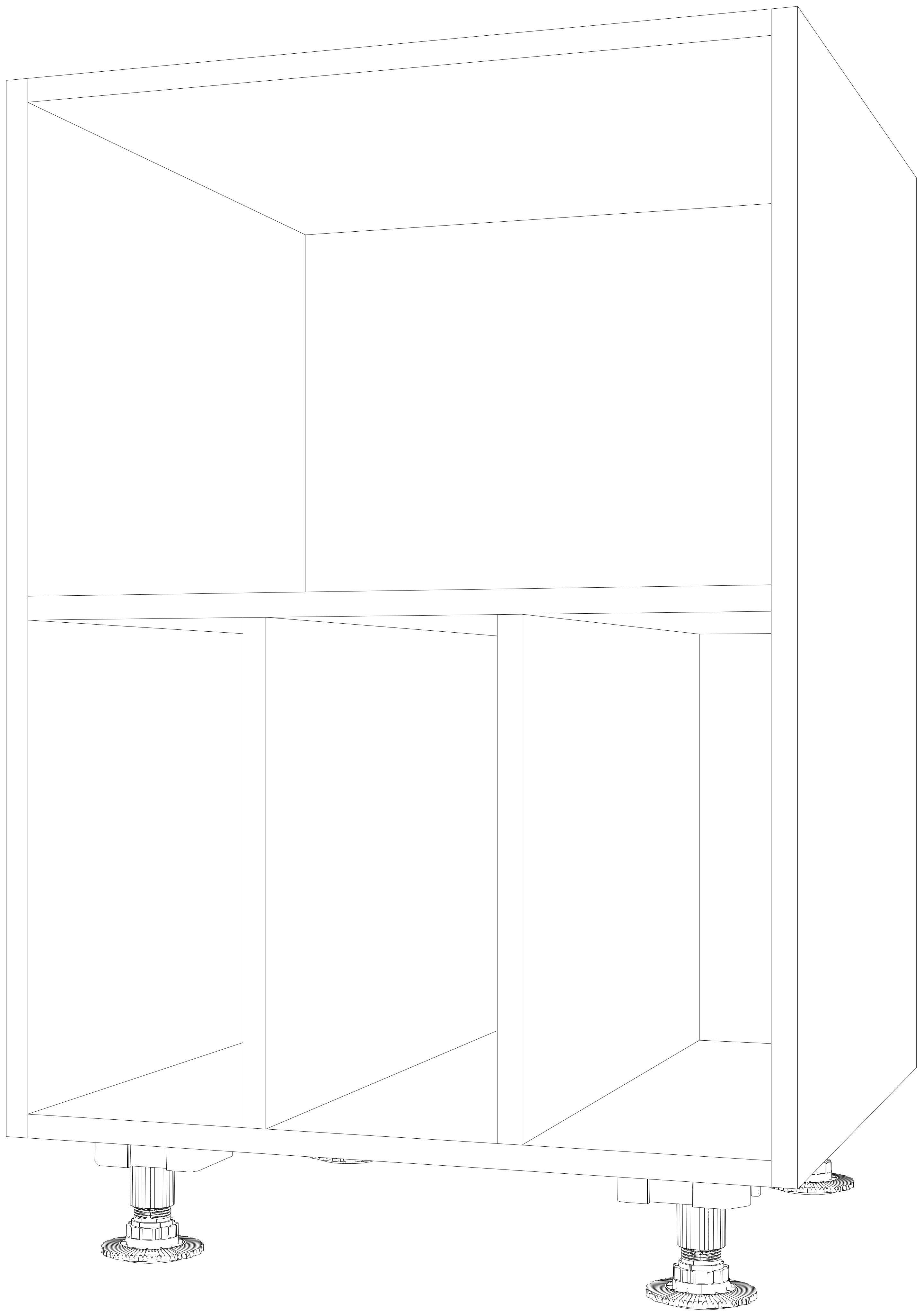 Dibujo técnico — Mueble Bajo Decorativo Tipo 1 50