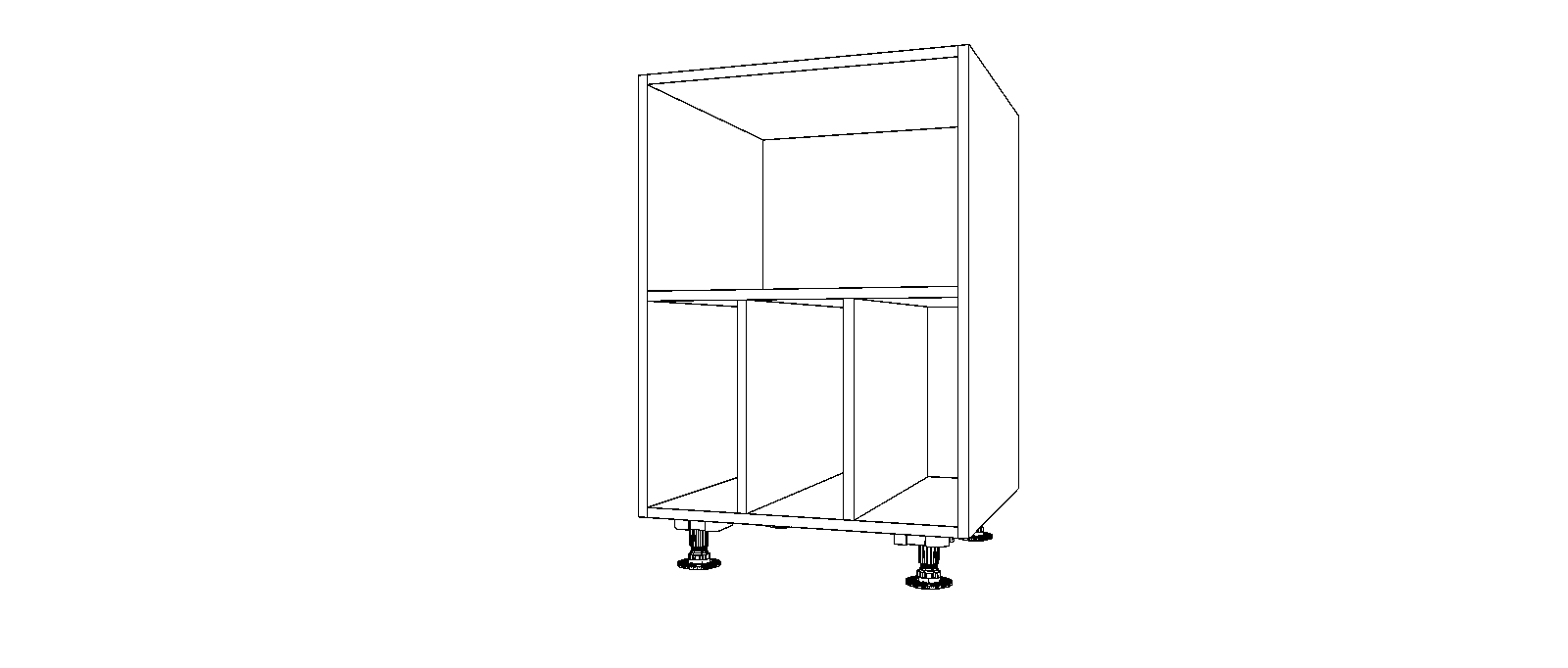 Dibujo técnico — Mueble Bajo Decorativo Tipo 1 50