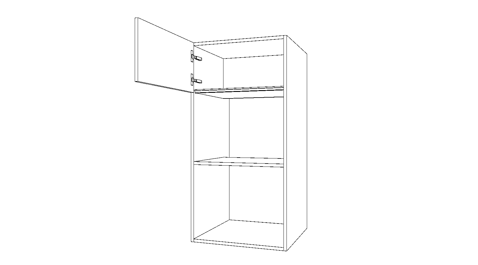 Dibujo técnico — Sobremodulo Gola 120-136 Horno Micro 1 Puerta P70